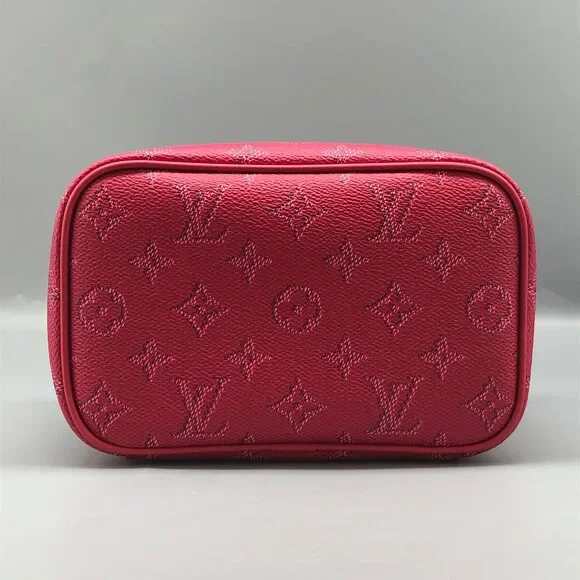 Louis Vuitton Nice Mini Monogram Empreinte Pink Vanity Case Bag - Picture 8 of 15